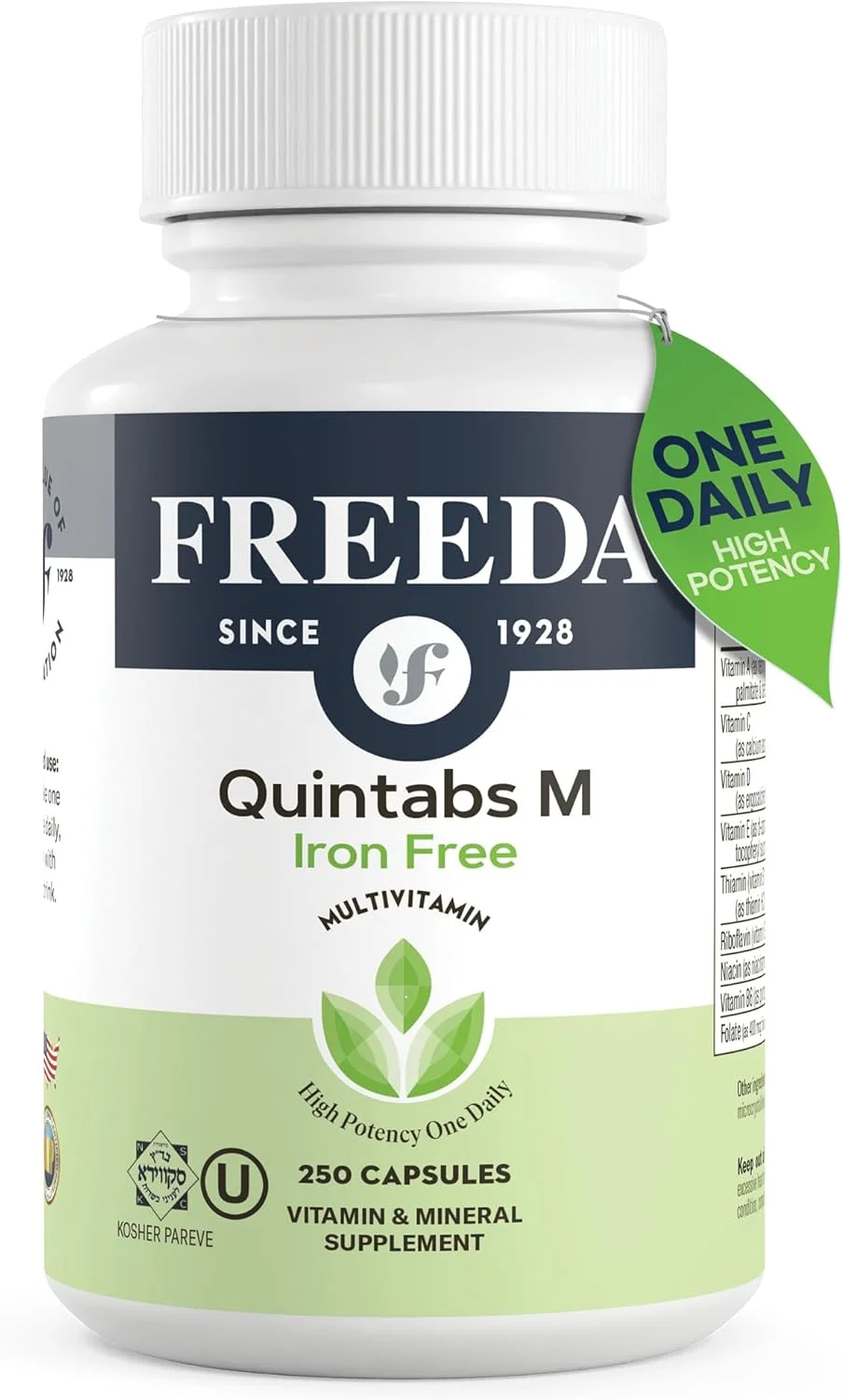 فریدا کوینتابس ام بدون آهن - 250 کپسول گیاهی