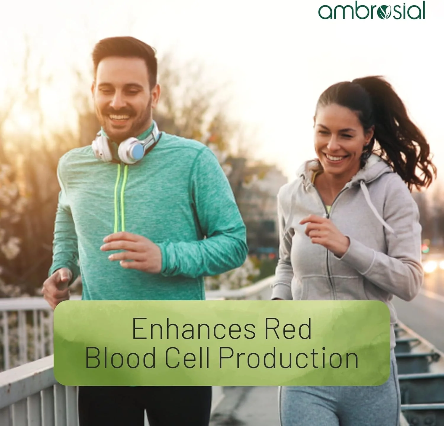 قرص آهن آمبروسیال با قدرت بالا 25 میلی گرم | مکمل آهن برای زنان و مردان، پشتیبانی از خون و کمک به کاهش خستگی | جذب پیشرفته و بدون ایجاد یبوست (بسته 2 عددی - 120 کپسول)