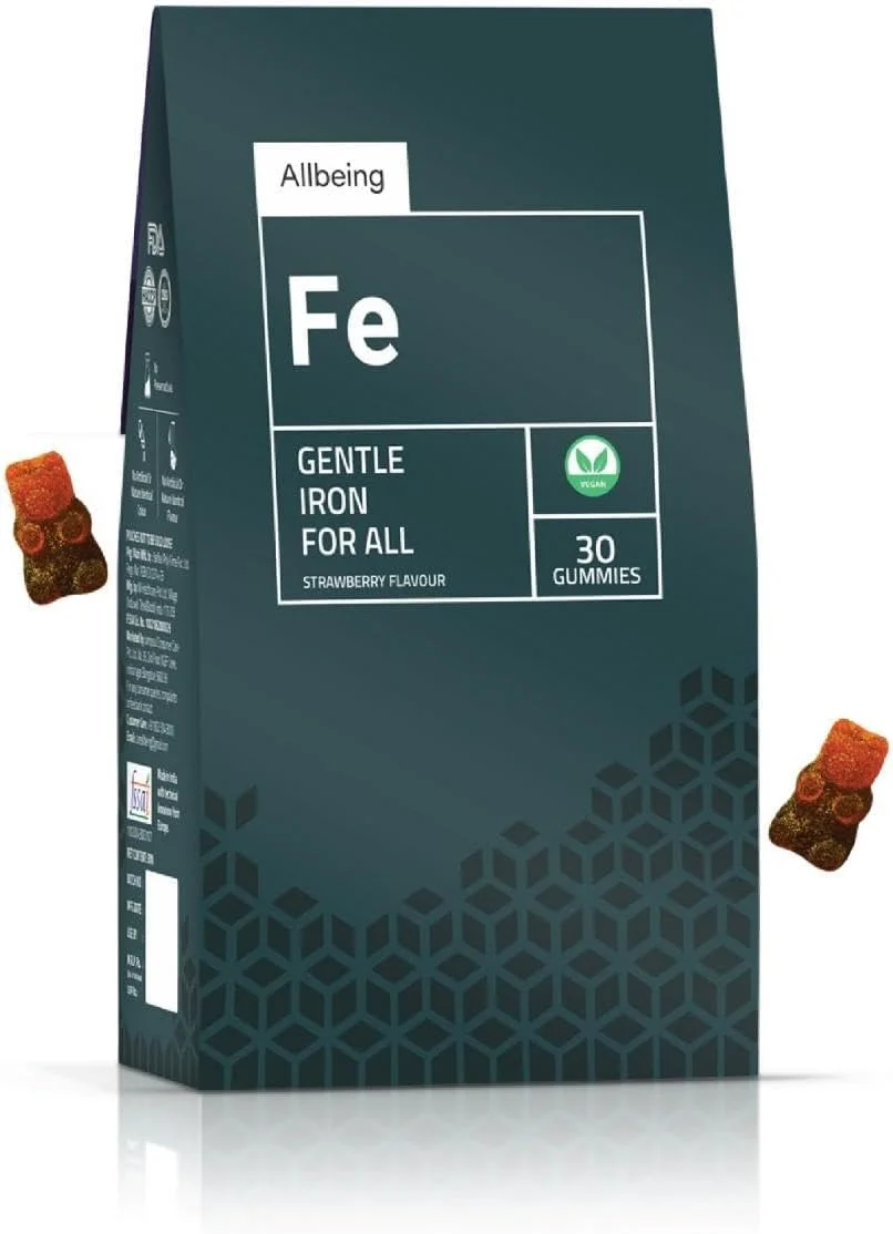 پاستیل آهن روزانه پیشرفته برای بانوان، مکمل آهن خوشمزه بدون عوارض جانبی، با قابلیت جذب بالا - 30 عدد پاستیل (بسته 1 عددی)