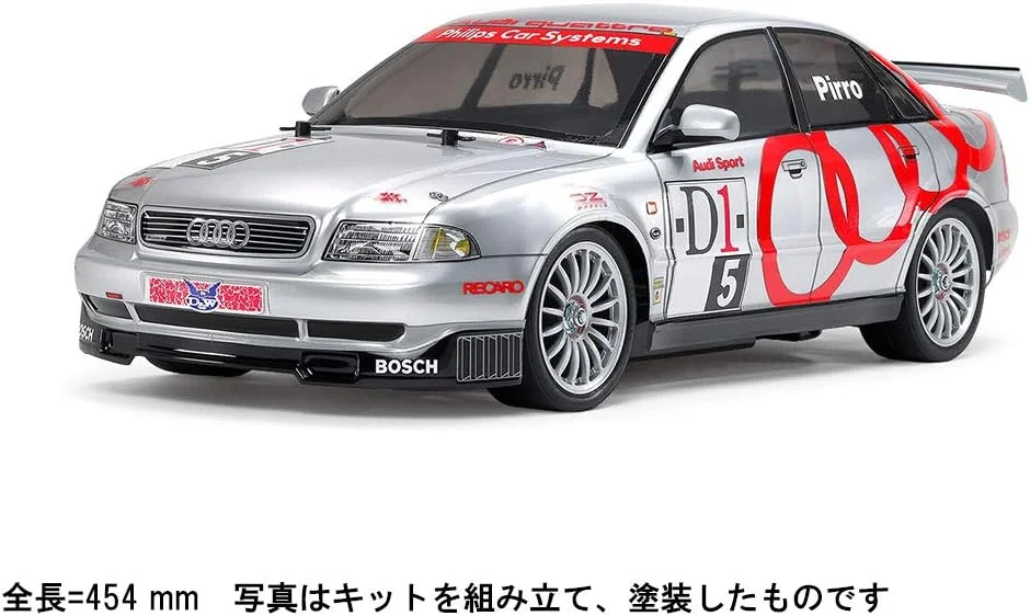 محصولات ویژه Tamiya RC شماره 114 اتومبیل RC الکتریکی 1/10 آئودی A4 Quattro Touring (شاسی TT-01 TYPE-E) 47414