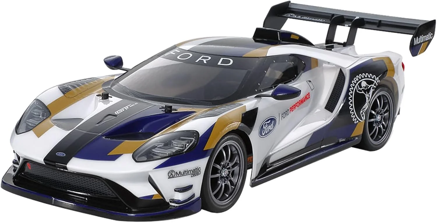 مدل فورد GT Mk.II 2020 (TT-02) تامیا 58689، مقیاس 1:10، ماشین کنترلی، وسیله نقلیه RC، ساخت، مونتاژ، مدل کیت، چند رنگ