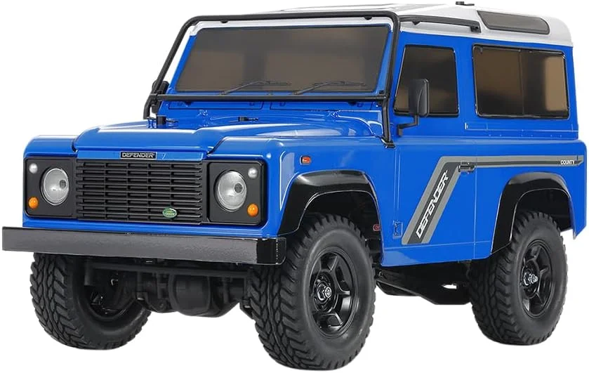 Tamiya 58700 1:10 RC لندرور دیفندر 90 CC-02، ماشین کنترلی، مدل سازی، کیت مونتاژ، سرگرمی، کاردستی