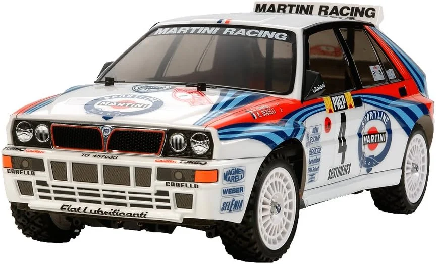 Tamiya 300058570 58570 Fiat TT-02 Lancia Delta HF Integrale Brushed 1:10 RC مدل اتومبیل الکتریکی مدل خیابانی چهار چرخ محرک
