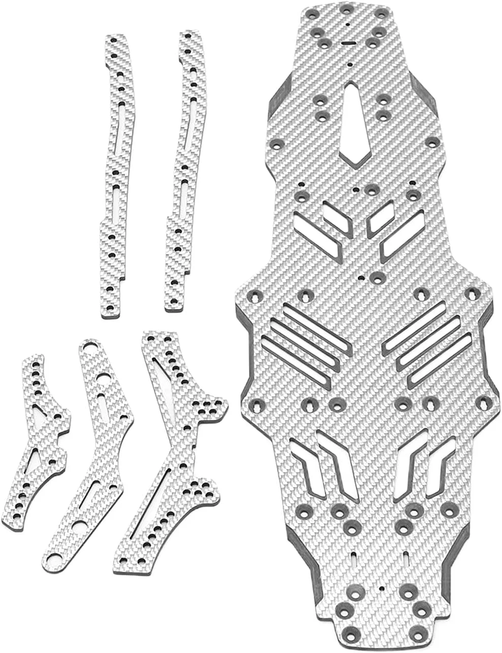 شاسی مسابقه دریفت RC مدل RiToEasysports، فیبر کربنی، سازگار با ماشین کنترلی از راه دور MST RMX2.0S 1:10