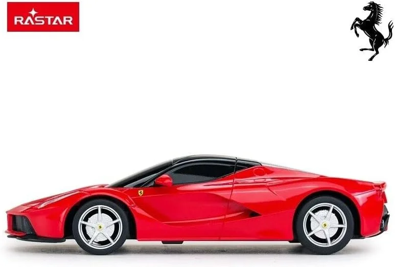 ماشین کنترلی فراری La Ferrari RASTAR، ماشین آرسی فراری مقیاس 1:24 برای کودکان، ماشین اسباب بازی قرمز