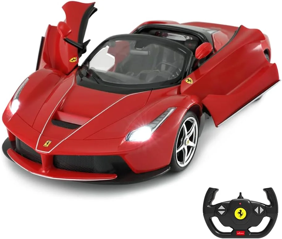 ماشین کنترلی دریفت فراری RASTAR، مدل 1/14 فراری LaFerrari Aperta - سقف تاشو، درهای بازشو، چراغ های روشن