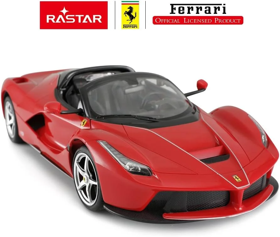 ماشین کنترلی دریفت فراری RASTAR، مدل 1/14 فراری LaFerrari Aperta - سقف تاشو، درهای بازشو، چراغ های روشن