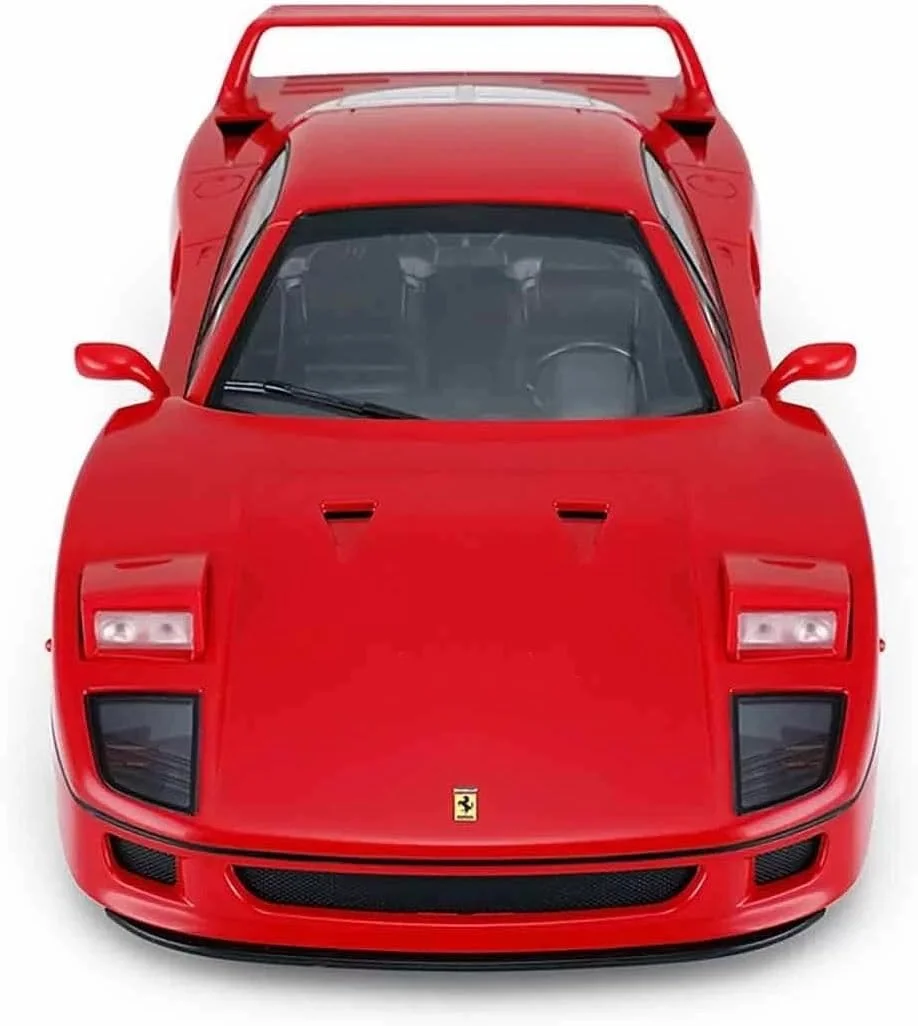 مدل ماشین فراری F40 کنترلی، مقیاس 1/14، دارای چراغ جلو و قابلیت باز و بسته شدن (قرمز)