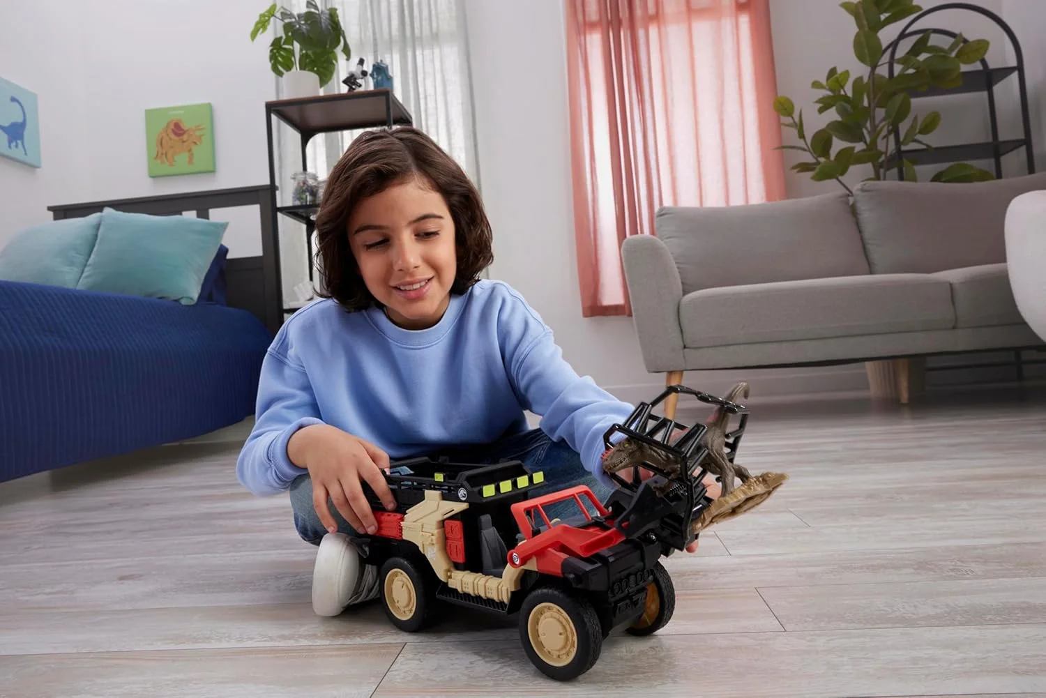 ماشین کنترلی مچ باکس دنیای ژوراسیک مدل 4