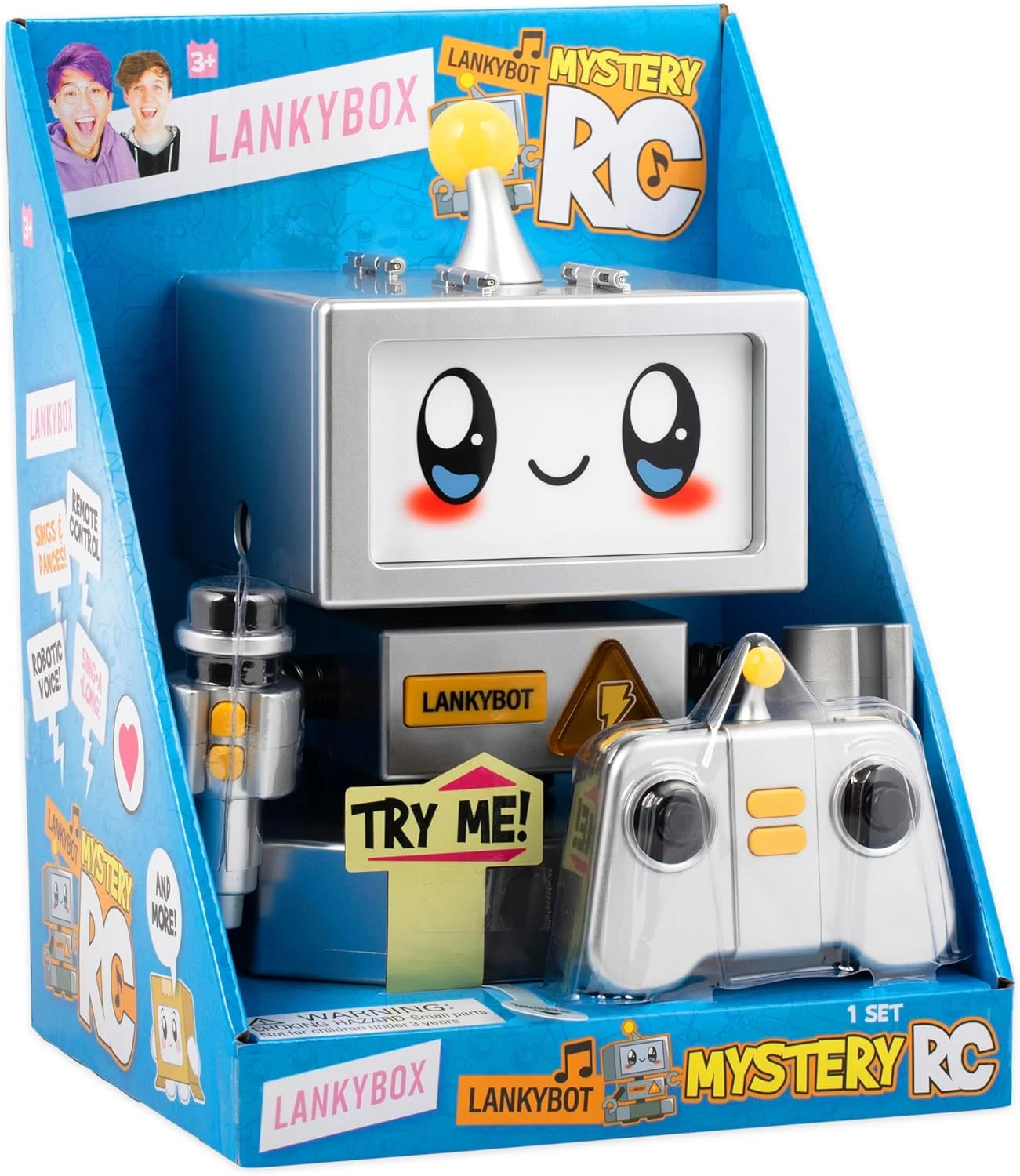 ربات کنترلی اسرارآمیز LankyBox با اسباب‌بازی‌های سورپرایزی در داخل، محصول رسمی