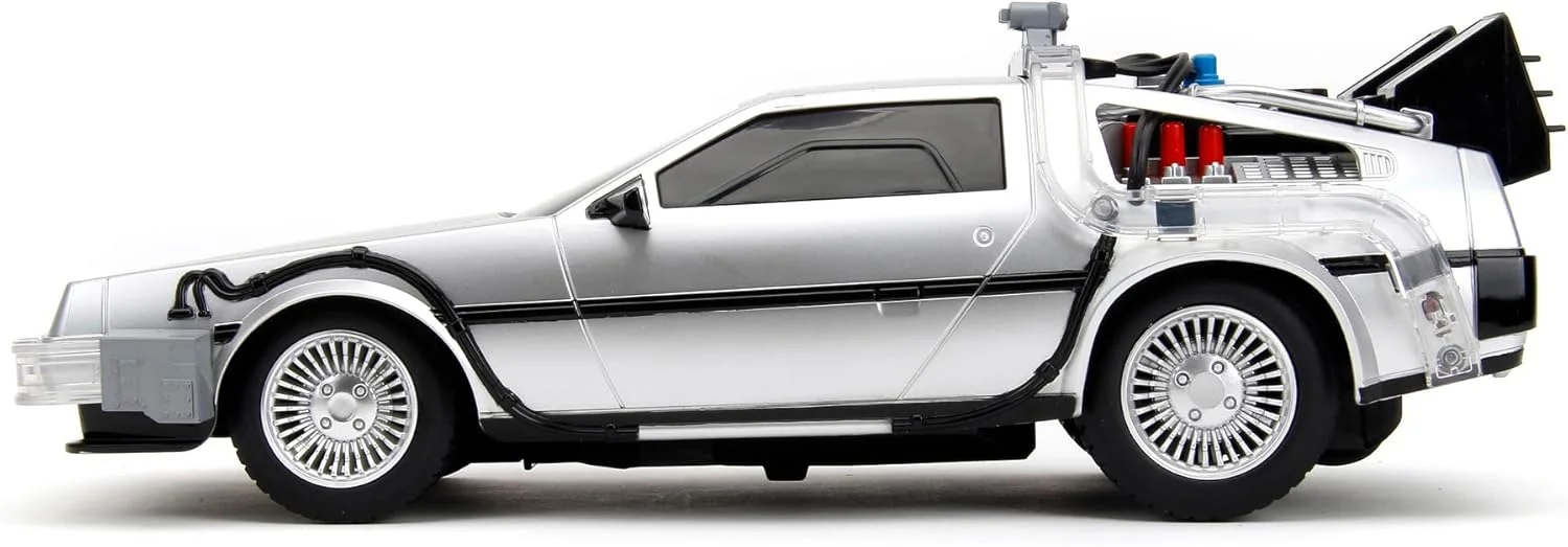 ماشین زمان بازگشت به آینده کنترلی Jada، مقیاس 1:16، نقره ای