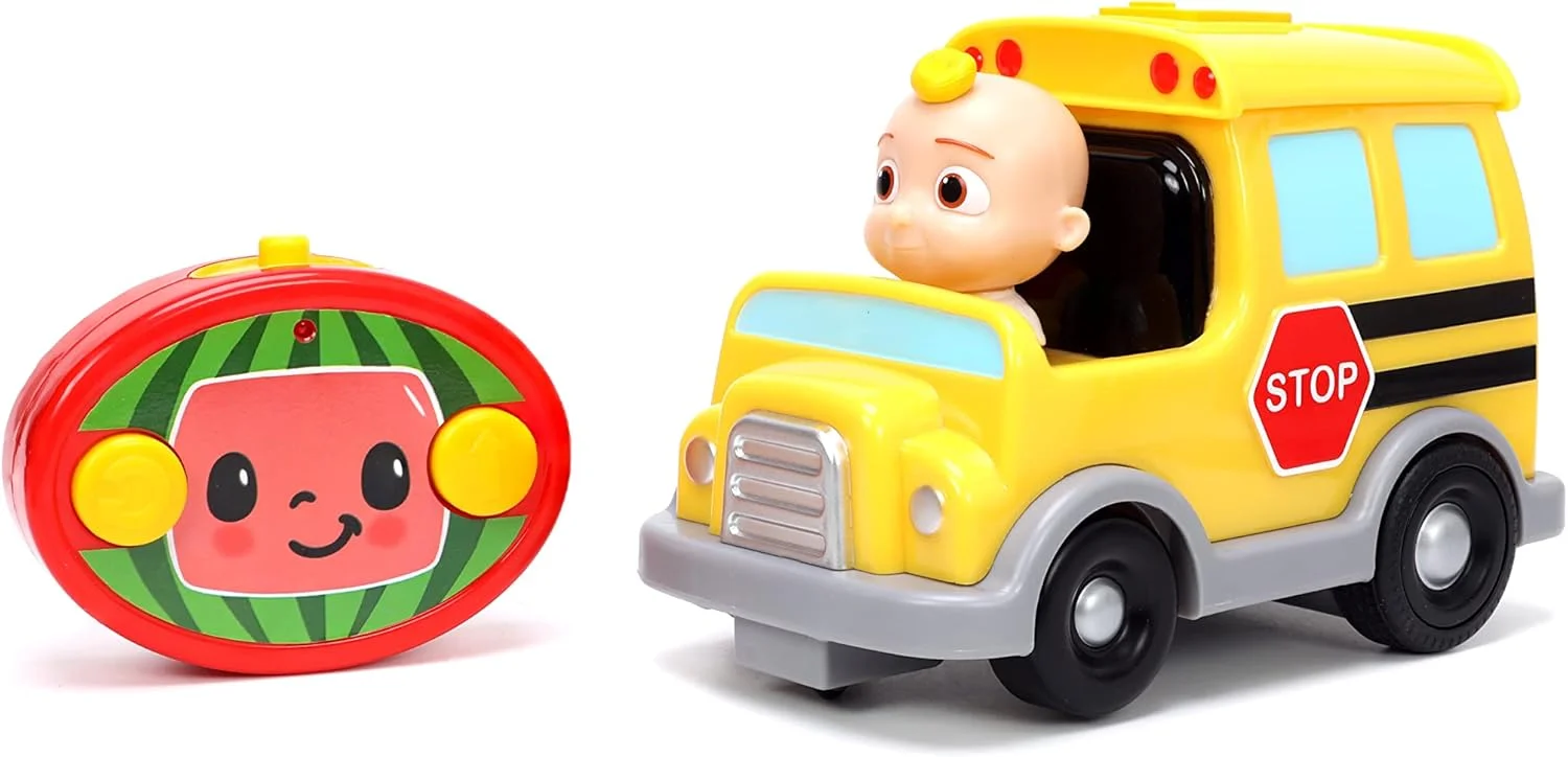اتوبوس مدرسه کنترلی Jada Toys Cocomelon، 19 سانتی متر، اسباب بازی برای کودکان