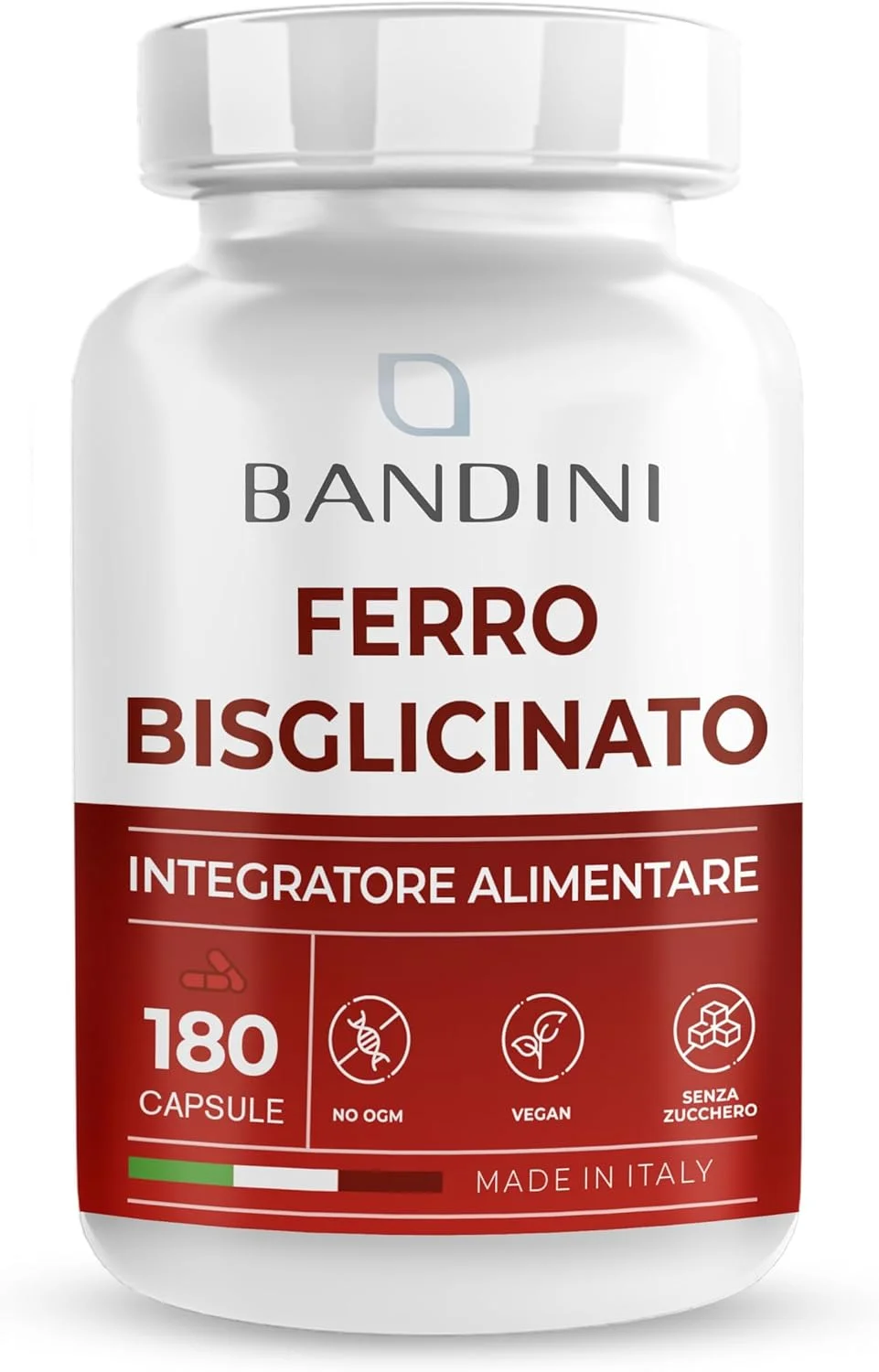 قرص آهن بیس گلیسینات باندینی، 180 عدد قرص آهن گیاهی، 80 میلی گرم ویتامین C طبیعی از آسرولا + 70 میلی گرم آهن بیس گلیسینات، آهن با قابلیت جذب بالا، دوز بالای آهن بیس گلیسینات، تست شده در آزمایشگاه