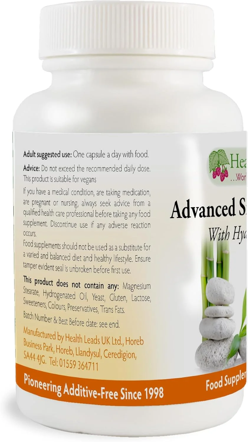 کمپلکس پیشرفته سیلیس، سیلیس طبیعی با قدرت بالا از عصاره بامبو، روی، سلنیوم و بیوتین به حفظ سلامت مو، پوست و ناخن کمک می کند، بدون استئارات منیزیم، 90 کپسول