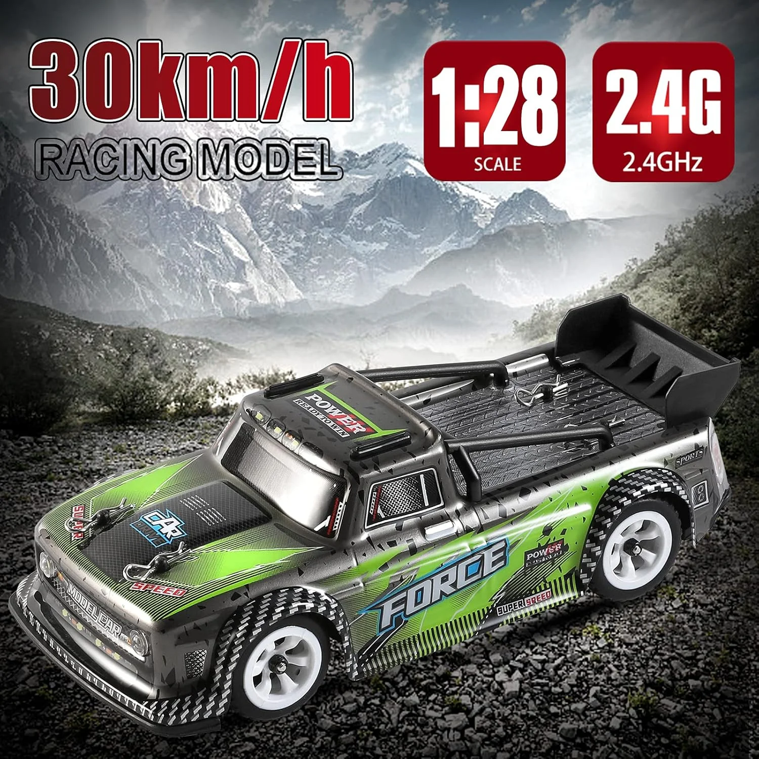 ماشین مسابقه ای کنترلی GoolRC WLtoys 284131 مقیاس 1:28، 2.4 گیگاهرتز، 4WD، ماشین دریفت الکتریکی پرسرعت 30 کیلومتر بر ساعت برای کودکان و بزرگسالان ماشین مسابقه ای کنترلی GoolRC WLtoys 284131 مقیاس 1:28، 2.4 گیگاهرتز، 4WD، ماشین دریفت الکتریکی پرسرعت 30 کیلومتر بر ساعت برای کودکان و بزرگسالان
