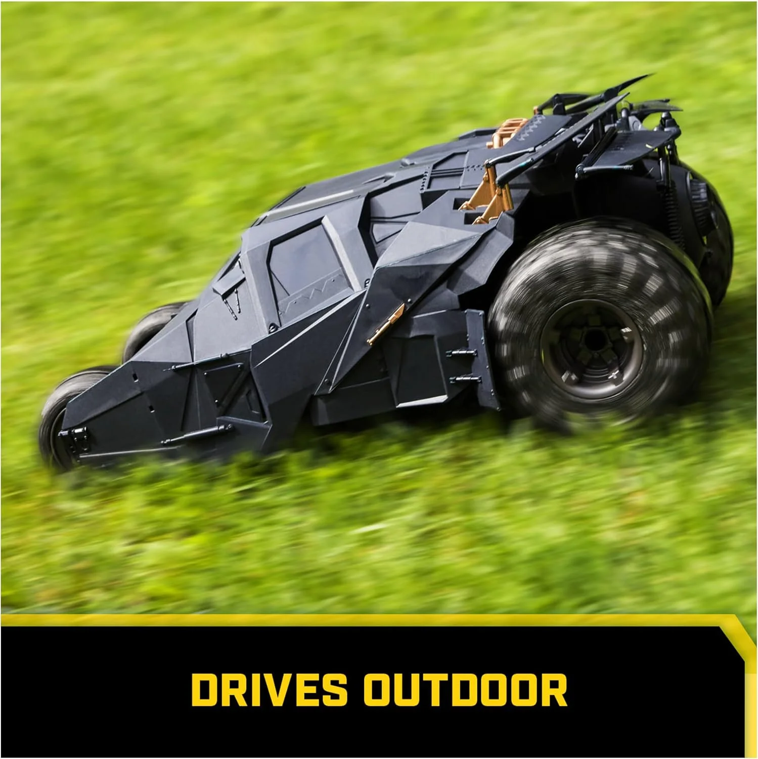ماشین کنترلی بتمن، مدل Batmobile Tumbler RC رسمی، مقیاس 1:15، کلکسیونی نسخه ویژه هشتاد و پنجمین سالگرد شوالیه تاریکی، اسباب بازی کودکان برای پسران 4 سال به بالا