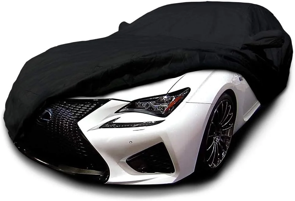 روکش خودرو CarsCover مناسب برای لکسوس RC200t RC300 RC350 RCF مدل 2015-2024، مقاوم در برابر شرایط آب و هوایی، محافظ فوق العاده، مشکی، مناسب RC 200t 300 350 RC-F