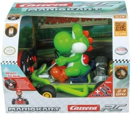 ماشین کنترلی Carrera - 370200988P RC I 2.4GHz Mario Kart Pipe Kart I Yoshi I دارای مجوز رسمی I طراحی معتبر I برای طرفداران نینتندو I ماشین کنترل از راه دور ماشین کنترلی Carrera - 370200988P RC I 2.4GHz Mario Kart Pipe Kart I Yoshi I دارای مجوز رسمی I طراحی معتبر I برای طرفداران نینتندو I ماشین کنترل از راه دور