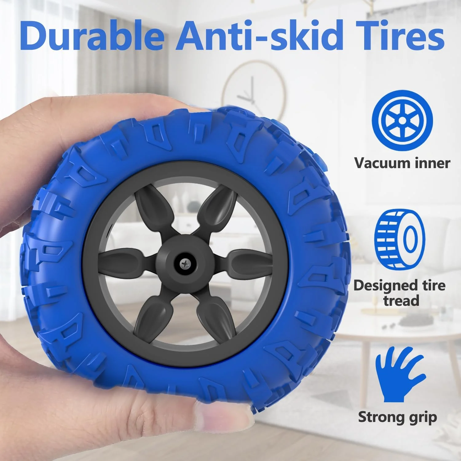 ماشین کنترلی، ماشین بدلکاری آرسی دو طرفه با قابلیت چرخش 360 درجه، کامیون مسابقه ای پر سرعت آفرود مناسب برای پسران 6 تا 12 سال (آبی) ماشین کنترلی، ماشین بدلکاری آرسی دو طرفه با قابلیت چرخش 360 درجه، کامیون مسابقه ای پر سرعت آفرود مناسب برای پسران 6 تا 12 سال (آبی)