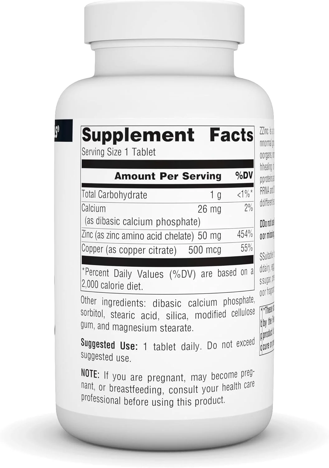 سورس نچرالز زینک آمینو اسید کلات (50 میلی گرم) 250 قرص سورس نچرالز زینک آمینو اسید کلات (50 میلی گرم) 250 قرص