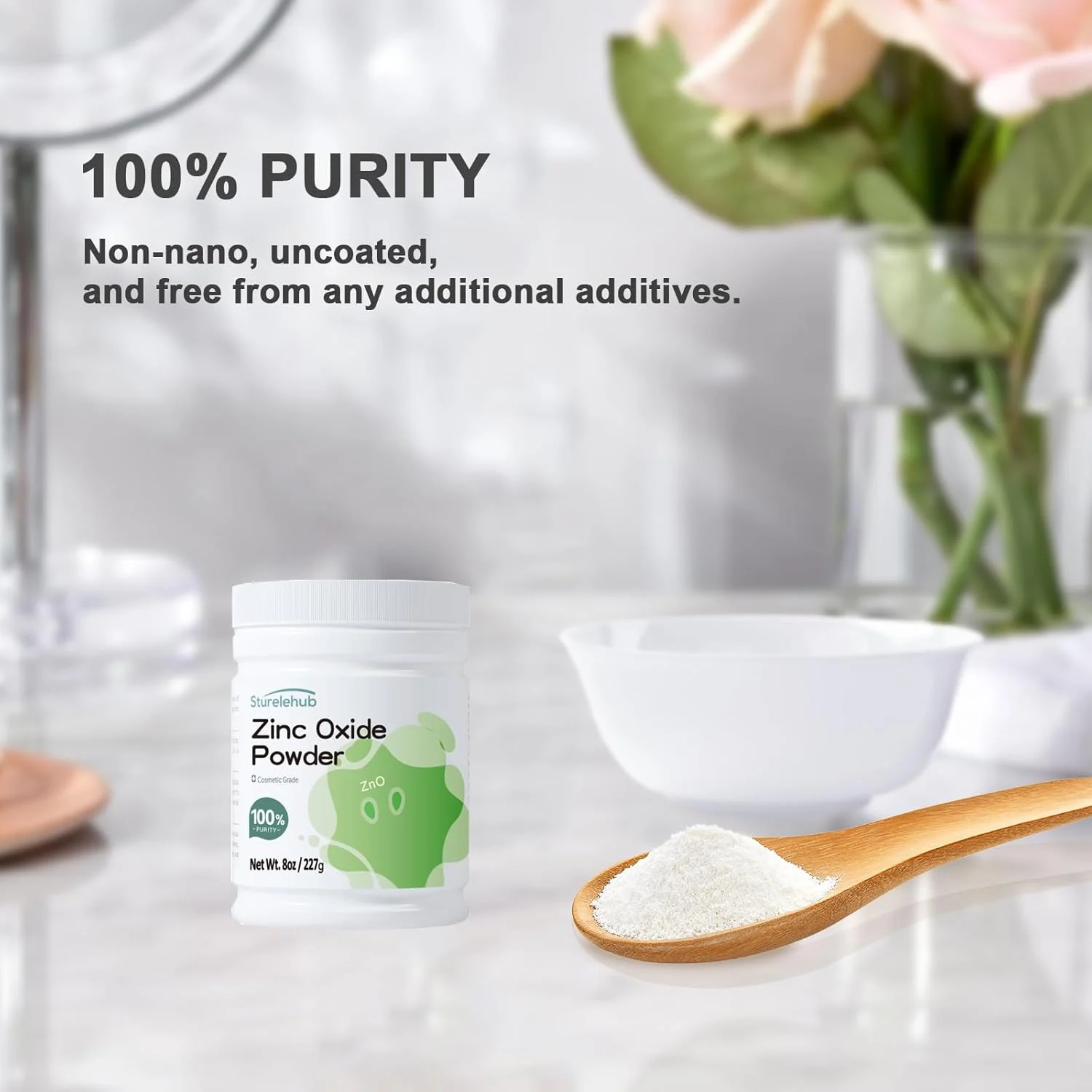 پودر اکسید روی با گرید آرایشی، یک ماده چند منظوره است که به طور گسترده در کرم ضد آفتاب، دئودورانت، پایه آرایش، مرطوب کننده و غیره استفاده می شود. پودر اکسید روی با گرید آرایشی، یک ماده چند منظوره است که به طور گسترده در کرم ضد آفتاب، دئودورانت، پایه آرایش، مرطوب کننده و غیره استفاده می شود.