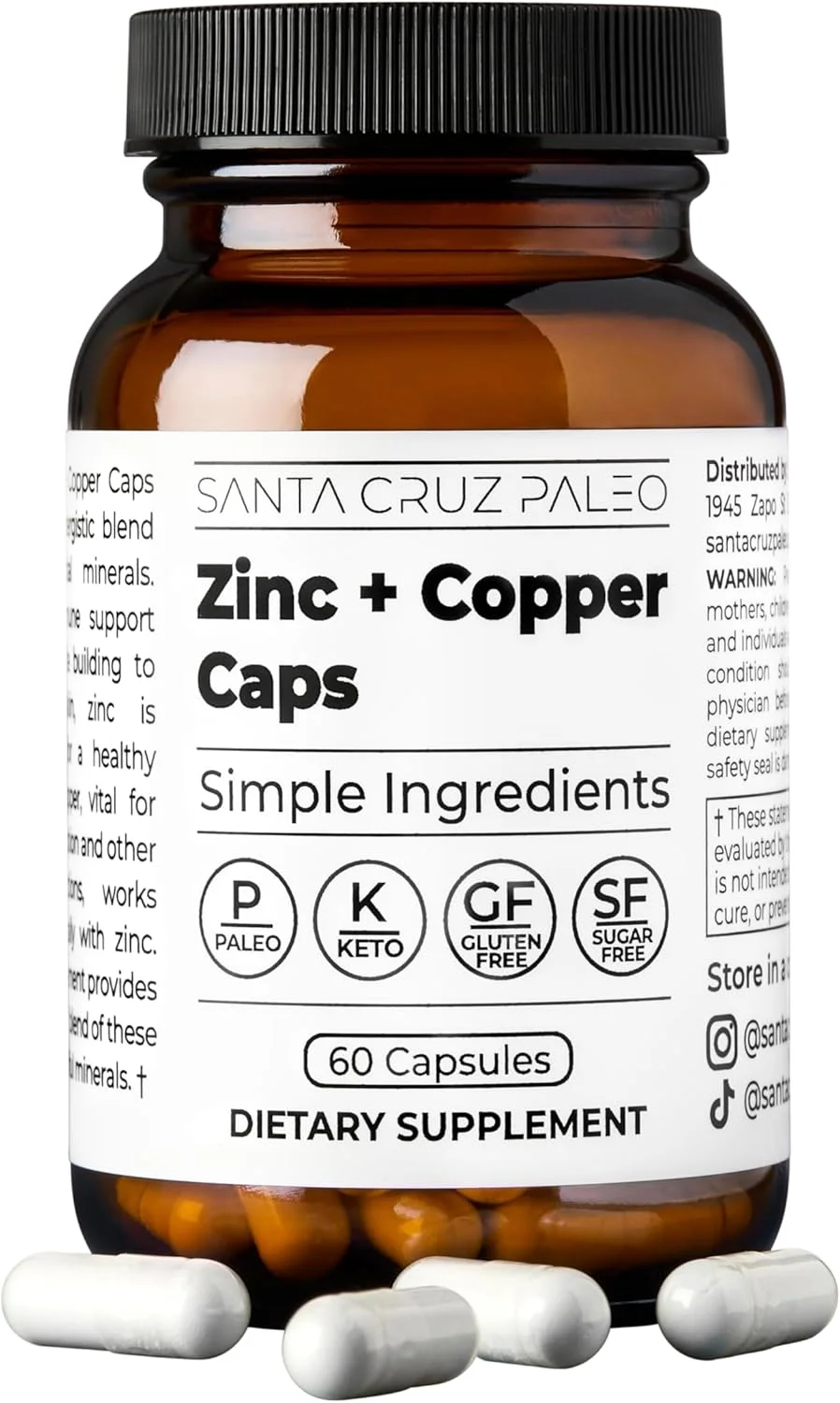 کپسول های روی و مس پالئو سانتا کروز