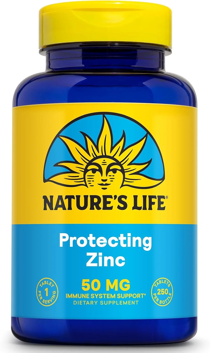 زینک Nature's Life، 50 میلی گرم | 250 عدد