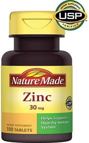 زینک 30 میلی گرم نیچرمید - 100 قرص، بسته 3 عددی زینک 30 میلی گرم نیچرمید - 100 قرص، بسته 3 عددی