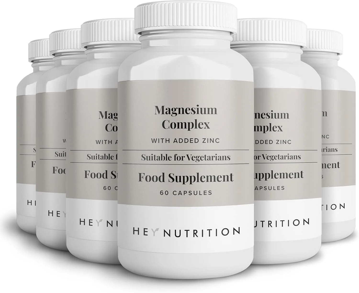 مکمل منیزیم کمپلکس های نوتریشن با قدرت بالا 205 میلی گرم به همراه زینک و ویتامین D3 - سلامت عضلات و استخوان، عملکرد عصبی و پشتیبانی از انرژی - 360 کپسول، غیر GMO، وگان - بسته 6 عددی مکمل منیزیم کمپلکس های نوتریشن با قدرت بالا 205 میلی گرم به همراه زینک و ویتامین D3 - سلامت عضلات و استخوان، عملکرد عصبی و پشتیبانی از انرژی - 360 کپسول، غیر GMO، وگان - بسته 6 عددی