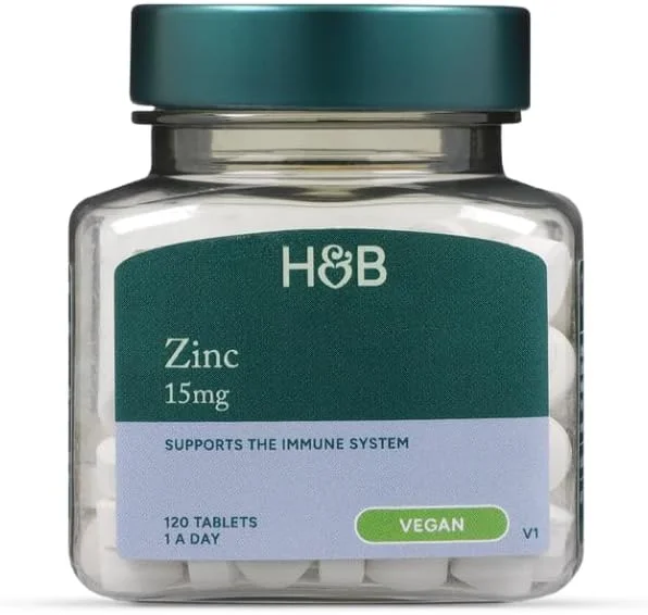 قرص زینک ۱۵ میلی گرم هلند اند بارت گیاهی - ۱۲۰ عدد قرص زینک ۱۵ میلی گرم هلند اند بارت گیاهی - ۱۲۰ عدد