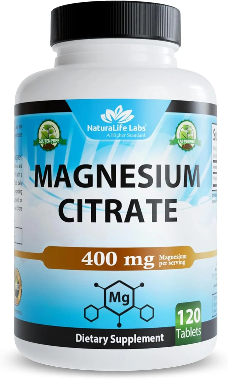 سیترات منیزیم 400 میلی گرم ناتورا لایف لبز - 120 قرص