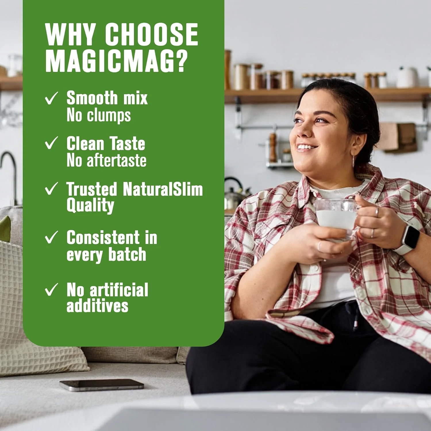 پودر سیترات منیزیم خالص نچرال اسلیم مجیکمگ، پشتیبانی از سلامت قلب، عضلات، خواب و کاهش استرس | مکمل منیزیم با طعم بابونه و عسل - مخلوط نوشیدنی ۲۲۶ گرمی (تکی) پودر سیترات منیزیم خالص نچرال اسلیم مجیکمگ، پشتیبانی از سلامت قلب، عضلات، خواب و کاهش استرس | مکمل منیزیم با طعم بابونه و عسل - مخلوط نوشیدنی ۲۲۶ گرمی (تکی)