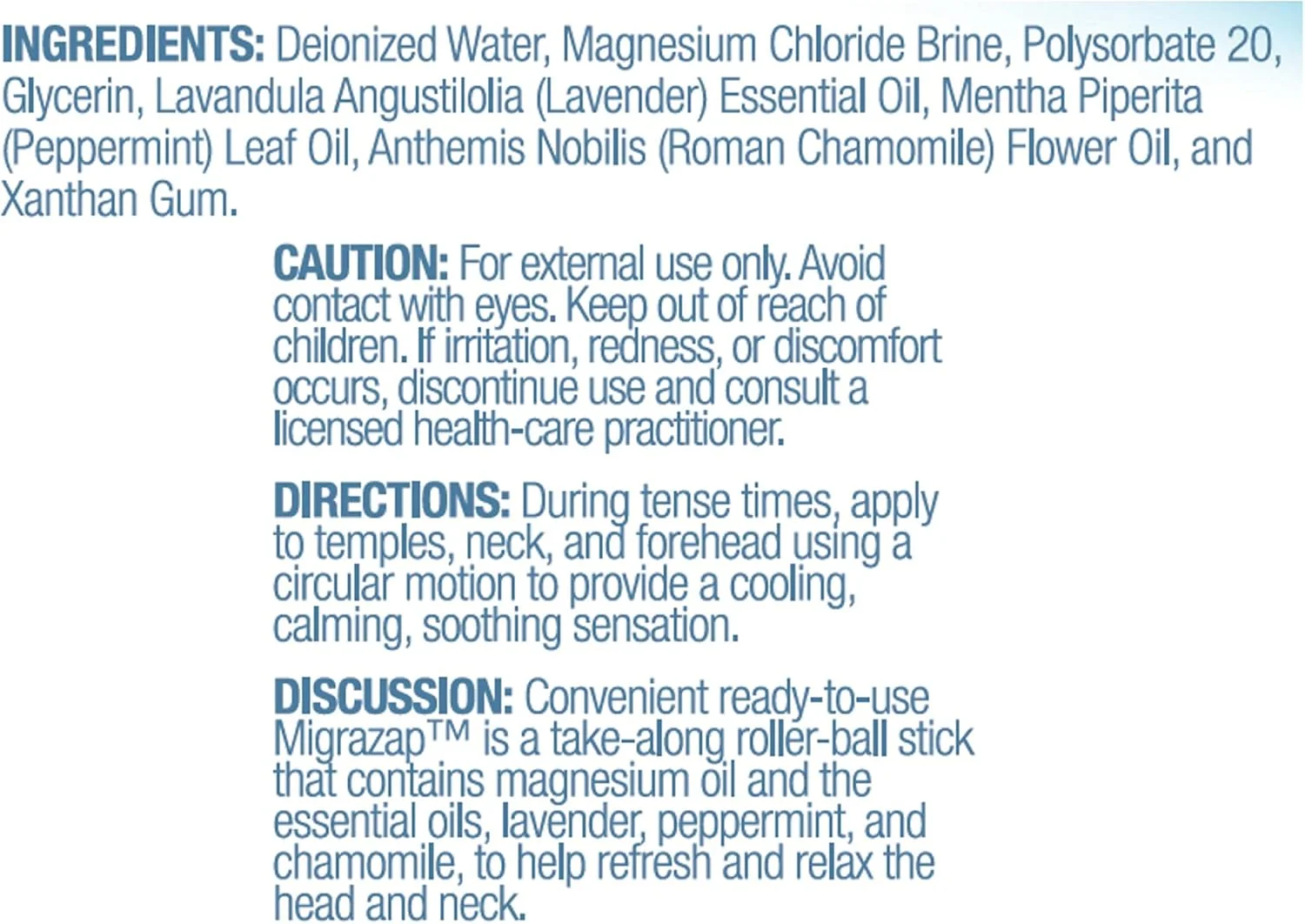 لایف فلو، روغن منیزیم رولی Migrazap، 7 میلی لیتر
