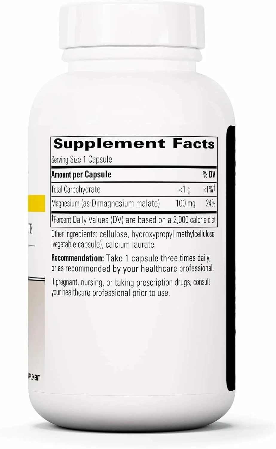 مکمل منیزیم مالات Integrative Therapeutics - مکمل منیزیم برای پشتیبانی از متابولیسم سلولی* - پشتیبانی از سلامت استخوان و عملکرد عضلات* - فاقد گلوتن و لبنیات - 90 کپسول (90 سروینگ)