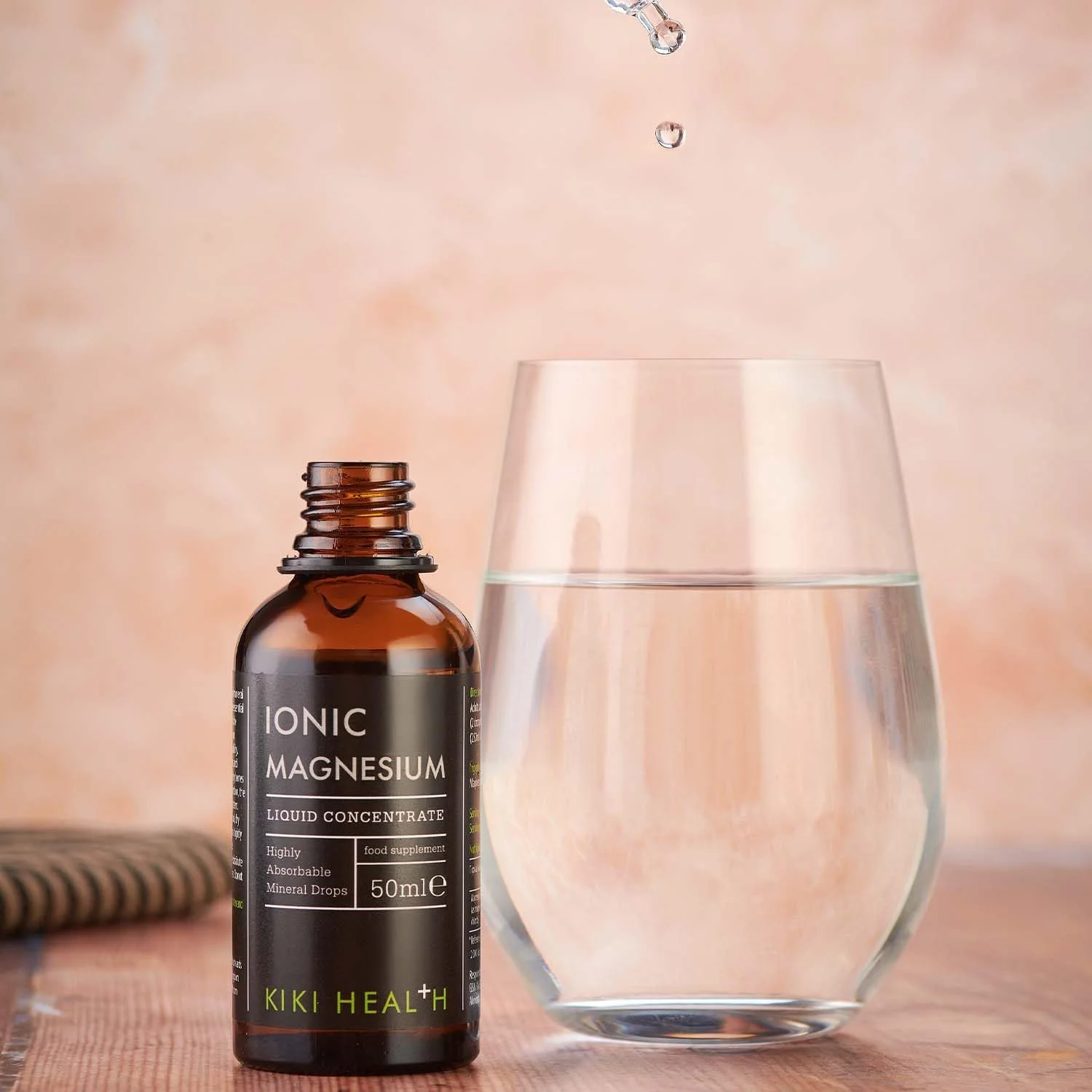 مایع غلیظ یونی منیزیم Kiki Health، 50 میلی لیتر | مکمل برای ارتقاء تعادل بهینه مواد معدنی | جذب سریع | فرموله شده با مواد معدنی 100% طبیعی استخراج شده