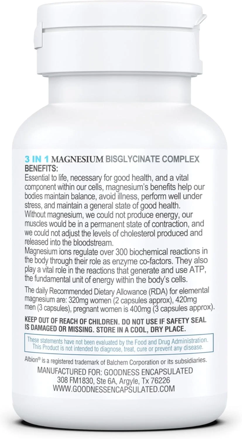 کمپلکس منیزیم بیس گلیسینات 3 در 1