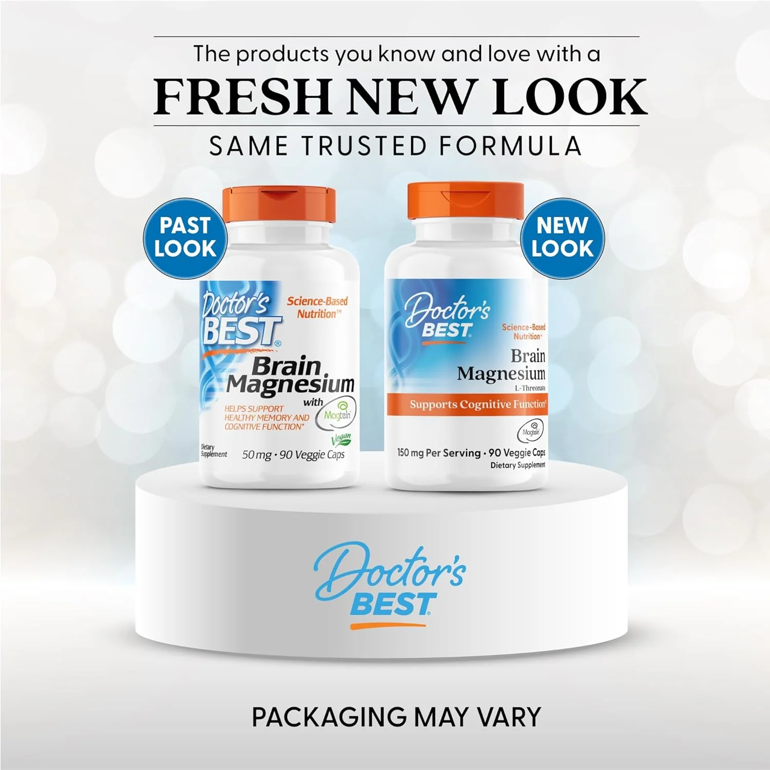 دکترز بست، کپسول های گیاهی منیزیم مغز، 90 عدد