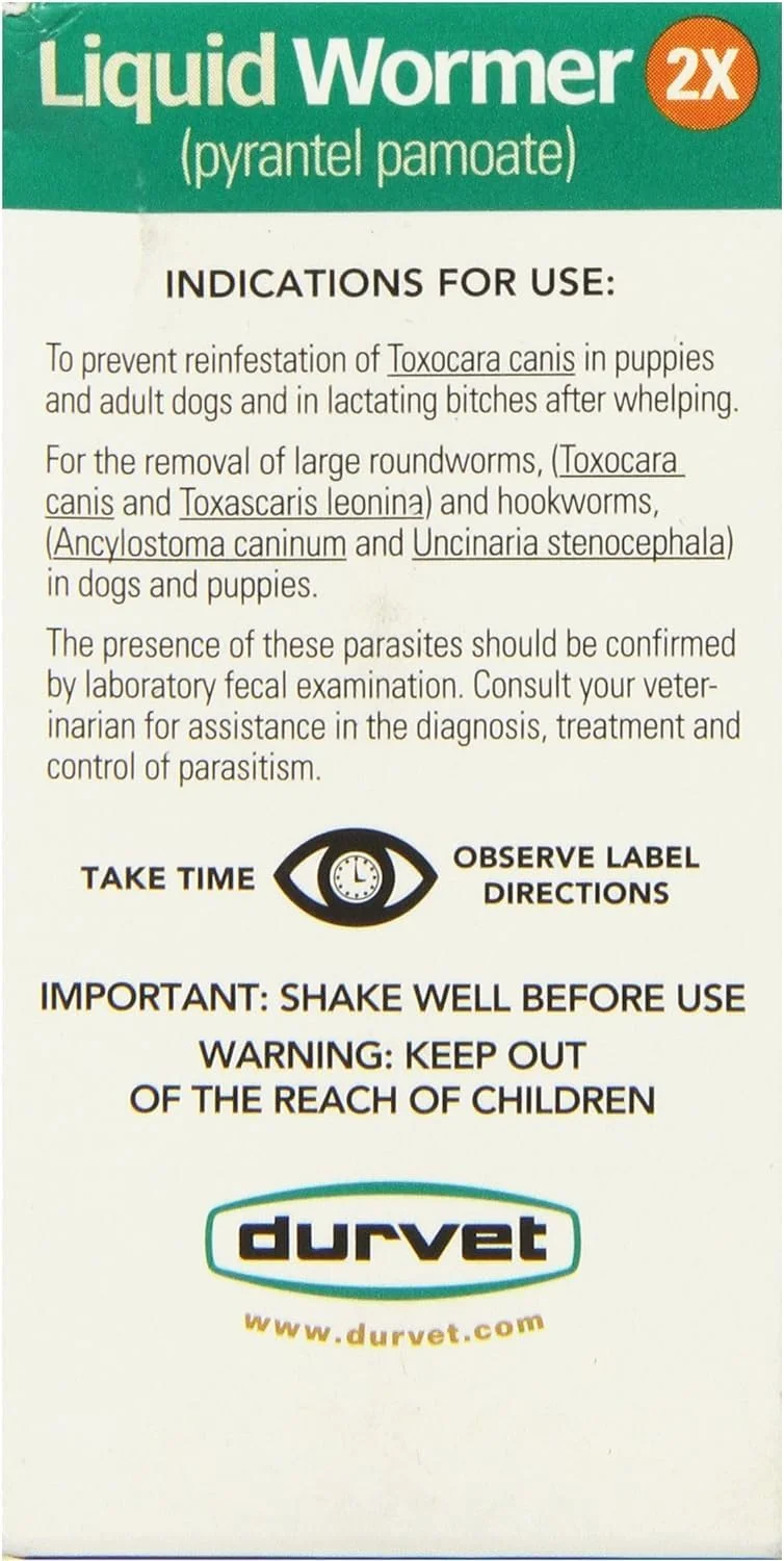 ضد انگل مایع دوروت با قدرت دو برابر، 2 اونس، برای توله سگ ها و سگ های بالغ - بسته 2 عددی