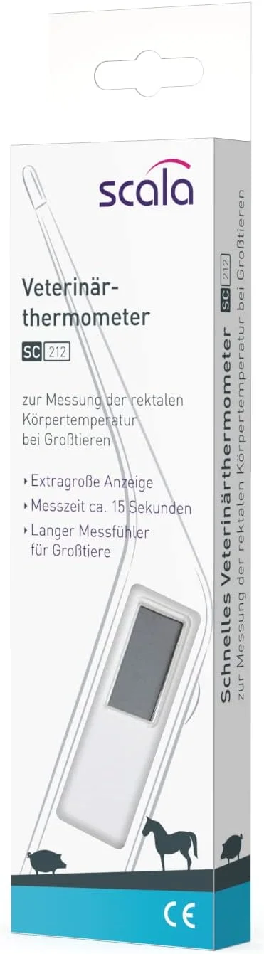 دماسنج دامپزشکی Scala SC 212 سفید، 78 گرم