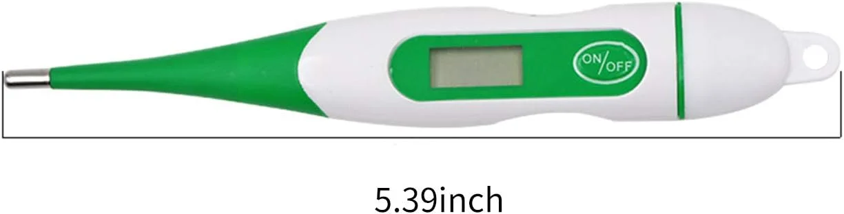 دماسنج دیجیتال حیوانات با صفحه نمایش LED، دماسنج سریع، دقیق و ضد آب برای سگ، اسب، گربه، خوک و گوسفند