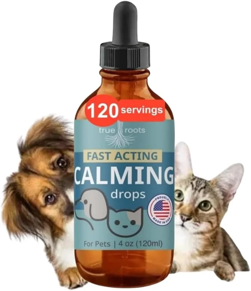 قطره آرام بخش برای سگ ها و گربه ها - ۱۲۰ وعده ۴oz