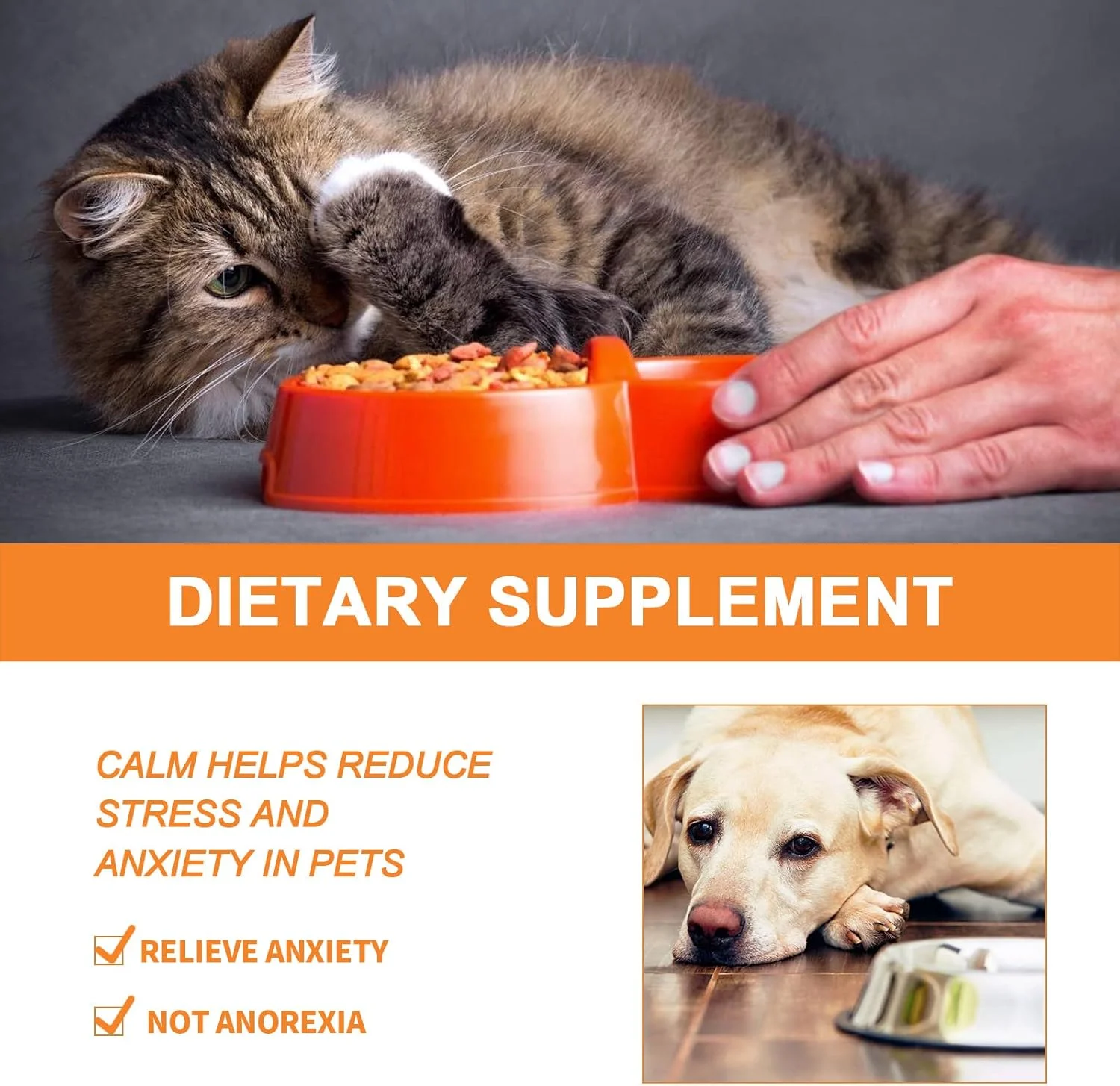 قطره آرام‌بخش طبیعی و ارگانیک ZERZENGGENGPT، روغن ضروری ترکیبی برای کاهش استرس حیوانات خانگی، تجربه بدون اضطراب، سلامت پوست برای سگ و گربه