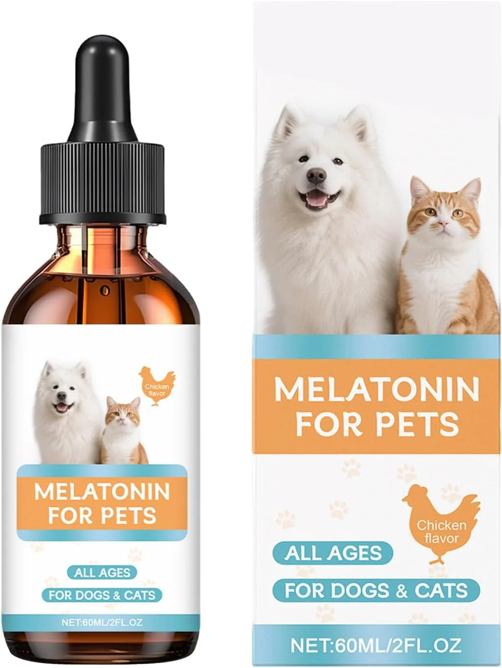 آرام‌بخش سگ | قطره آرام‌بخش مسافرتی و خواب سگ 60 میلی‌لیتری، مکمل تسکین‌دهنده حیوانات خانگی برای مراقبت از بچه گربه، سلامت، مسافرت روزانه، نظافت داخلی، خواب، پرخاشگری، حمام