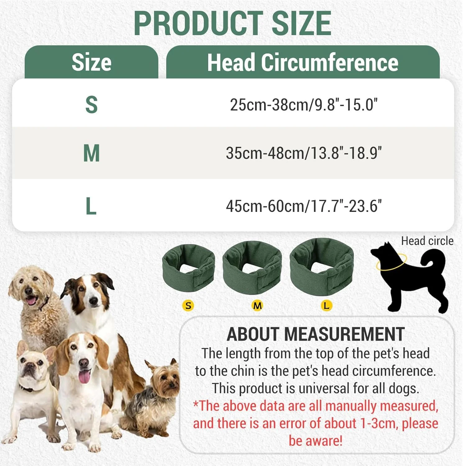 روکش گوش سگ، اسنود سگ محافظ گوش در برابر سر و صدا، هدبند محافظ گوش برای کاهش اضطراب، هودی آرامش بخش برای گرم نگه داشتن گردن و گوش حیوانات خانگی، پوشش سر آرامش بخش سبز M روکش گوش سگ، اسنود سگ محافظ گوش در برابر سر و صدا، هدبند محافظ گوش برای کاهش اضطراب، هودی آرامش بخش برای گرم نگه داشتن گردن و گوش حیوانات خانگی، پوشش سر آرامش بخش سبز M