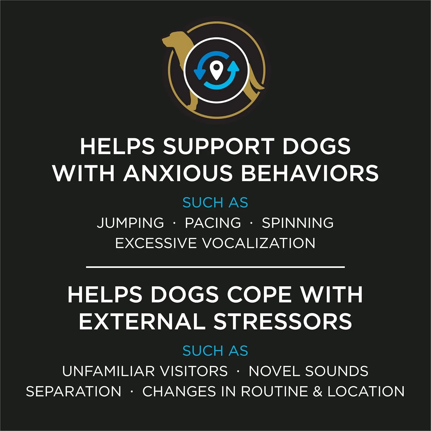 مکمل غذایی سگ Purina Pro Plan Veterinary Diets Supplements Calming Care Canine Formula - جعبه 30 عددی