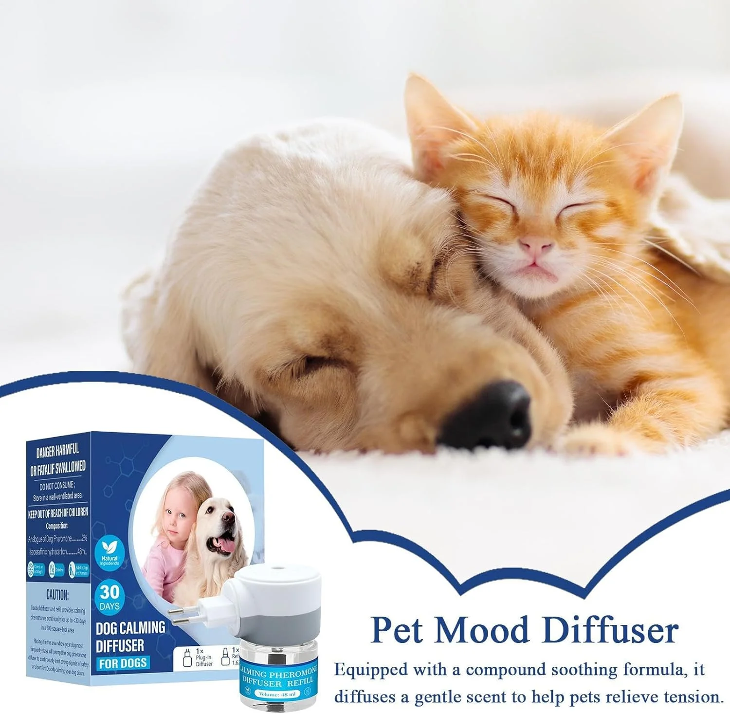 پخش کننده آرام بخش فرمون سگ | پخش کننده فرمون برای سگ ها، کاهش استرس، لوازم حیوانات خانگی برای توله سگ ها، مسافرت گربه، نظافت، ادرار پخش کننده آرام بخش فرمون سگ | پخش کننده فرمون برای سگ ها، کاهش استرس، لوازم حیوانات خانگی برای توله سگ ها، مسافرت گربه، نظافت، ادرار