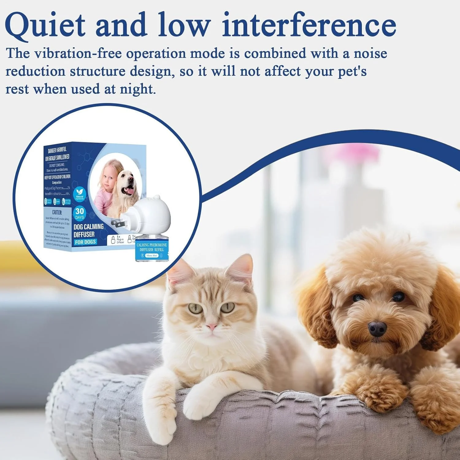 پخش کننده آرامش بخش فرمون سگ | پخش کننده فرمون برای سگ ها | لوازم حیوانات خانگی برای آرامش توله سگ ها گربه ها مسافرت تیمار کردن