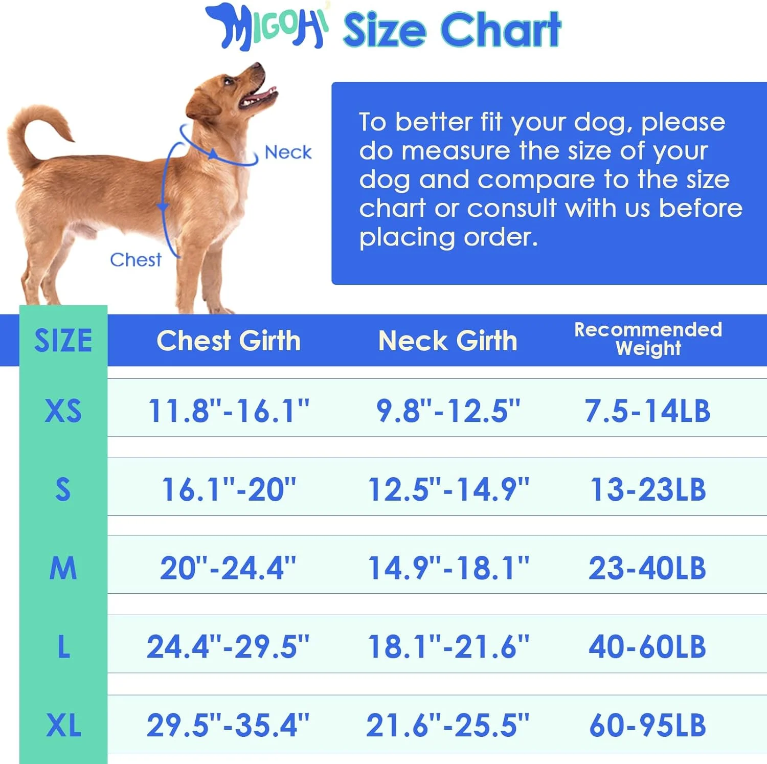 جلیقه سگ میگوهی