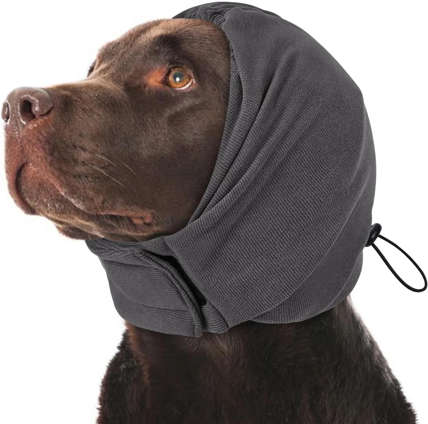 هودی آرامش بخش سگ KOESON، پوشش گوش بدون لرزش برای هماتوم سگ، محافظ گوش سگ برای کاهش اضطراب و محافظت در برابر سر و صدا، نظافت، خشک کردن، آتش بازی و رعد و برق، گرم کننده نرم گردن و پوشش گوش برای سگ و گربه