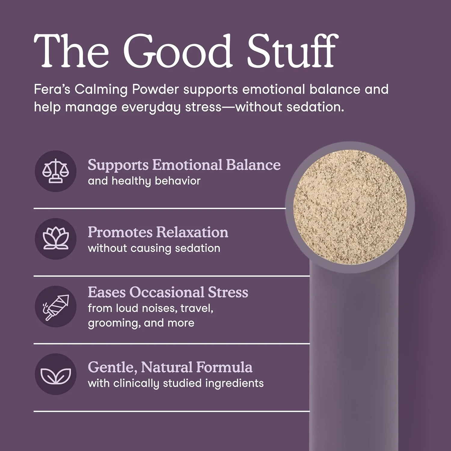 مکمل آرام‌بخش ارگانیک حیوانات خانگی Fera برای سگ‌ها و گربه‌ها - ساخته شده توسط دامپزشک - مکمل‌های GABA و آشواگاندا به کاهش استرس یا بیش فعالی گربه و سگ کمک می‌کنند - 60 پیمانه